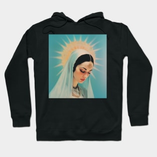 Our Lady Of Guadalupe Divine Mother Retro Hoodie